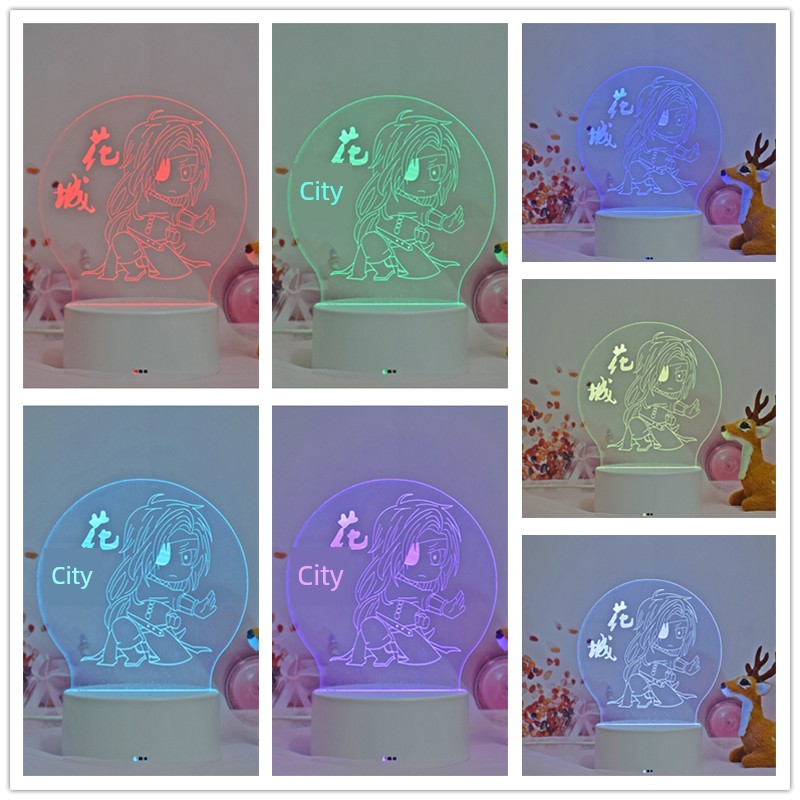 “Huacheng & Xie Lian Anime Standee – LED Night Lamp”