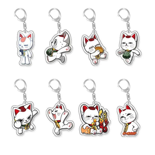 "Chibi Anime-Inspired Acrylic Keychain – Cute & Durable Keyring Gift"