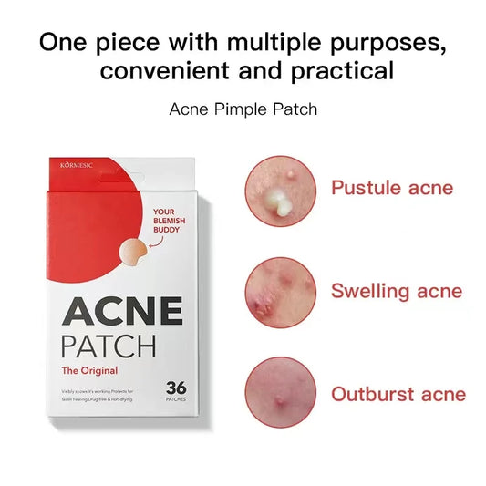 Hydrogel Acne Patches – Invisible, Waterproof, & Breathable Skin Care Treatment