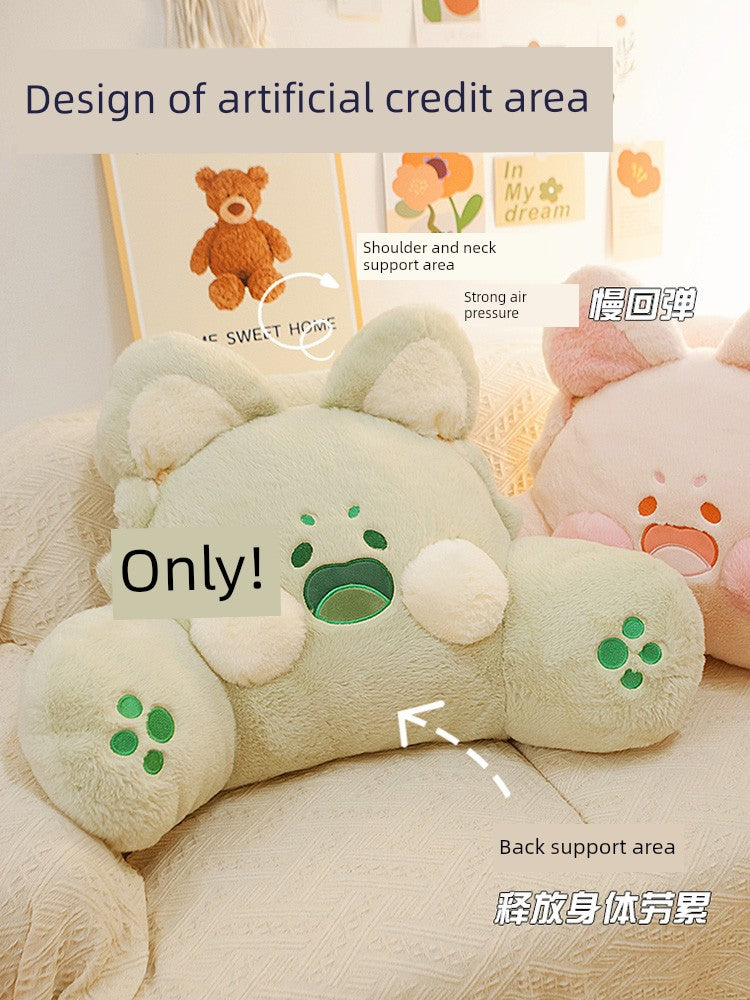 🐱 Cozy Cat Paw Plush Pillow – Bed, Dorm & Living Room Cushion