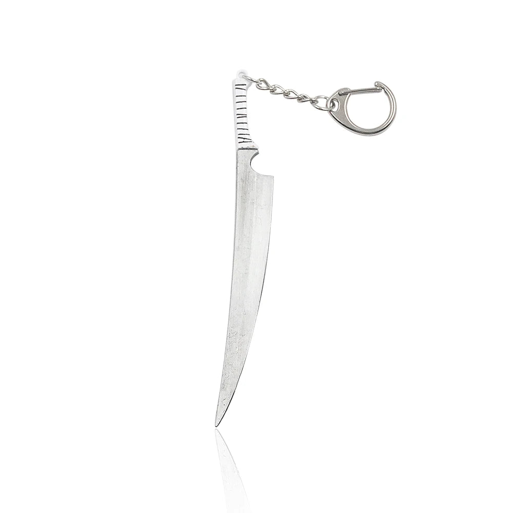 Anime-Inspired Sword Keychain – Miniature Metal Katana Pendant Keyring