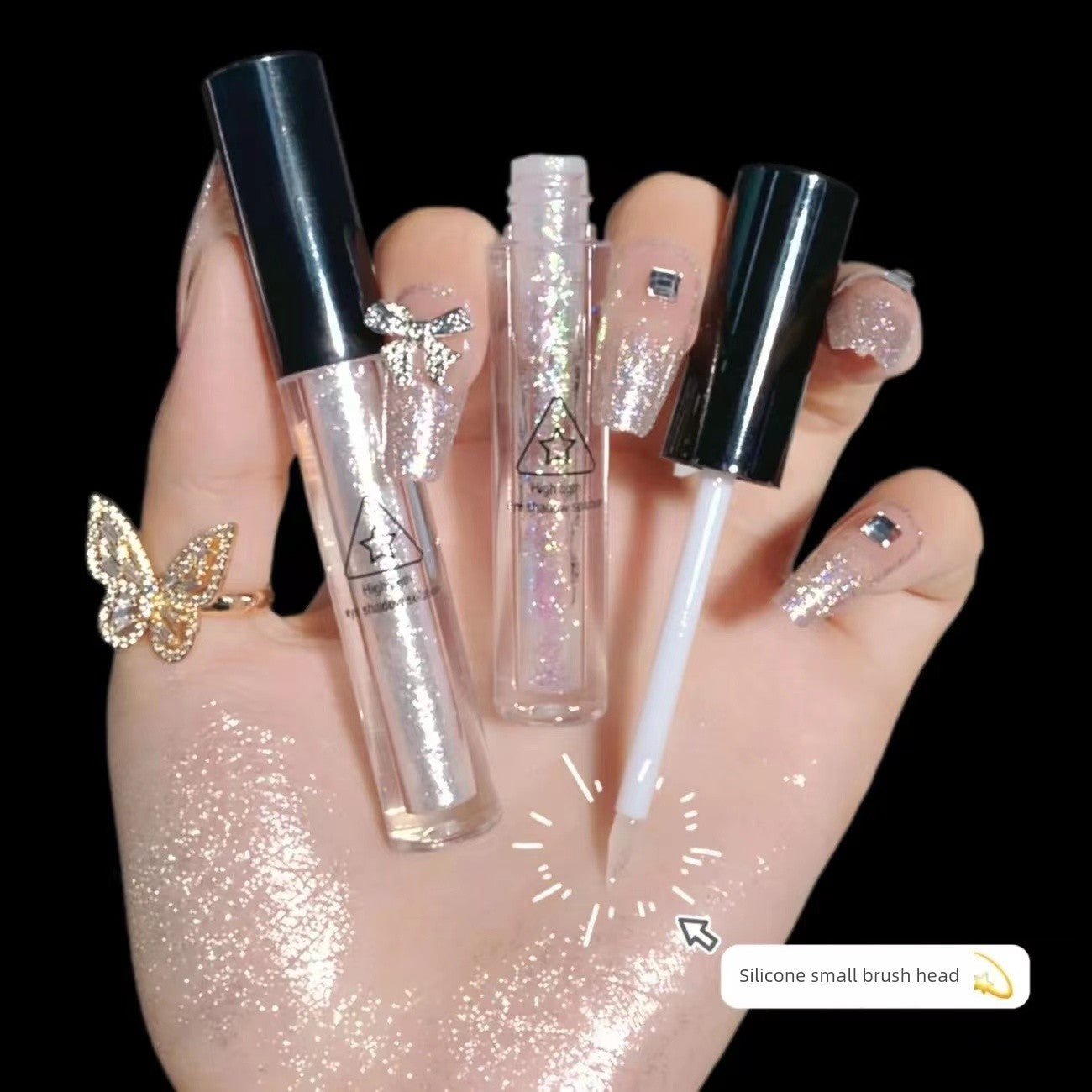 🌙✨ Galaxy Tears Liquid Eyeshadow – Ultra-Shimmer, Waterproof & Long-Lasting