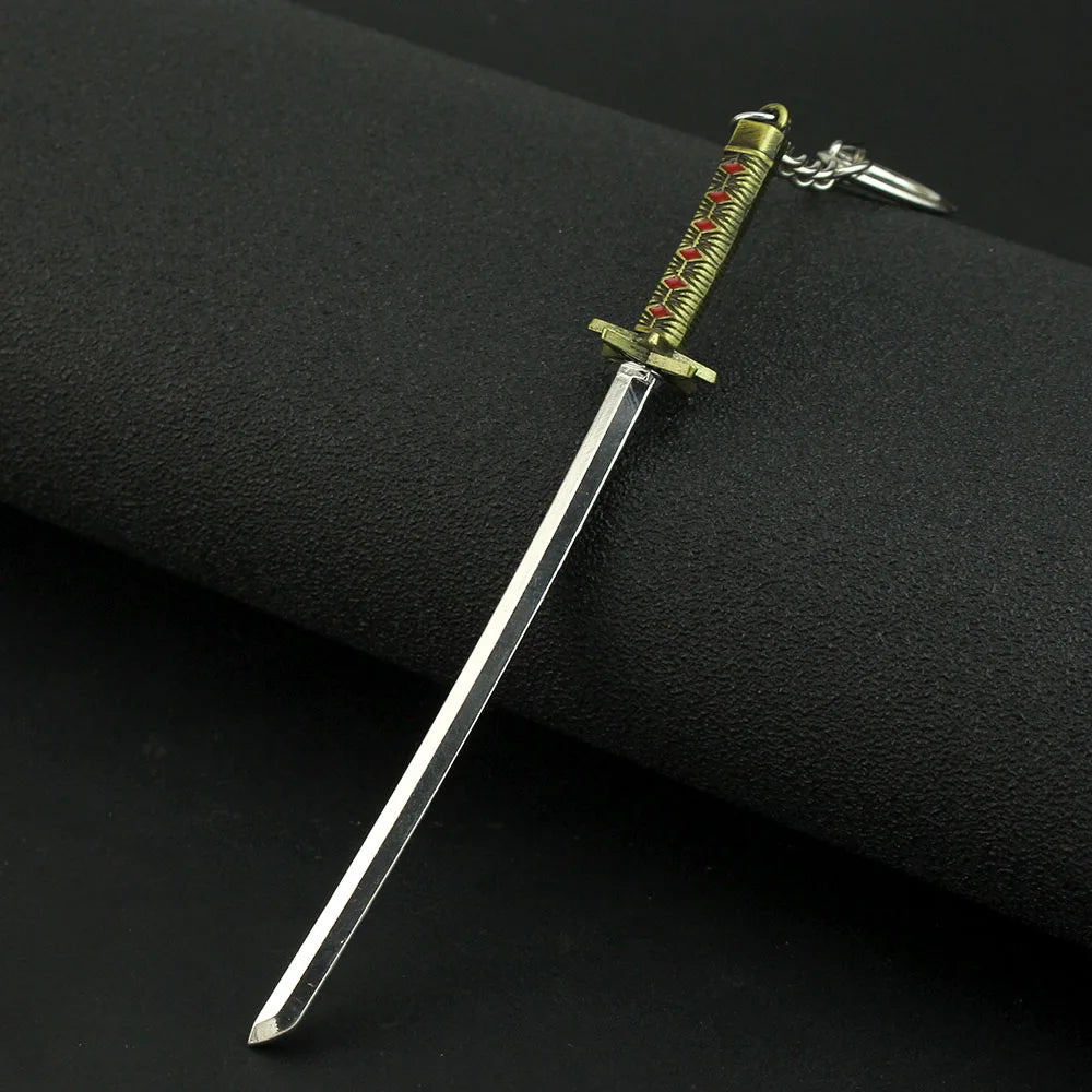 Mini Katana Sword Keychain – Metal Samurai Blade Keyring