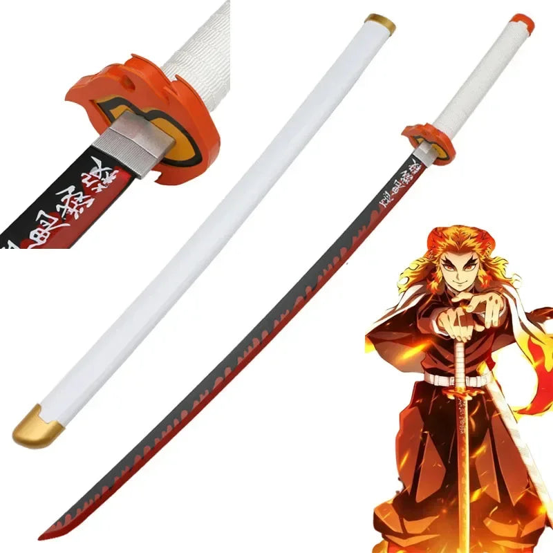 🔥 41-inch Wooden Cosplay Sword – Anime-Inspired Role Play Katana