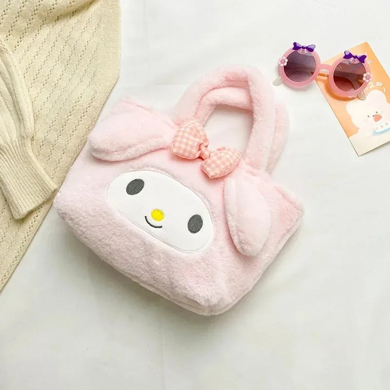 "Soft Plush Kawaii Backpack & Tote Bag – Cute & Stylish for Everyday Use!"