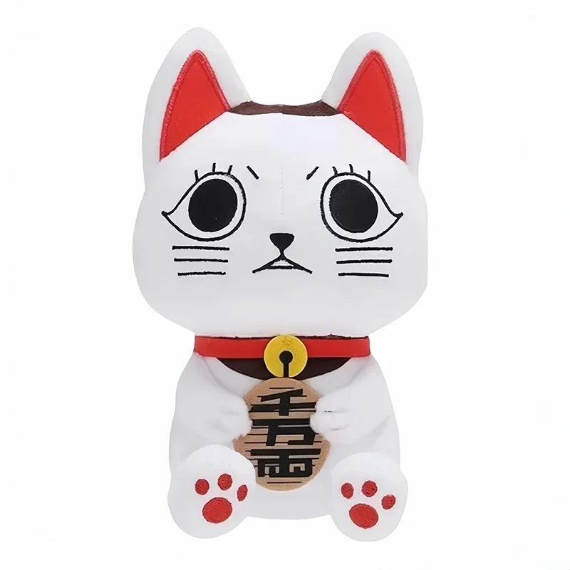 "10-Inch Lucky Anime-Inspired Cat Plush – Soft & Adorable Gift!"