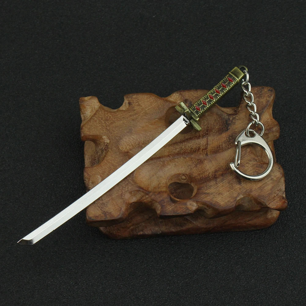 Mini Katana Sword Keychain – Metal Samurai Blade Keyring